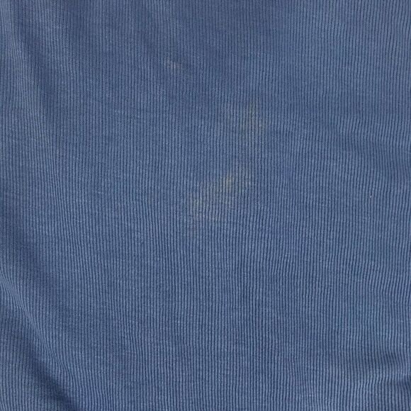 Vintage 90s Blue Embroidered Patchwork Bohemian Oversized Long Sleeve Top / XL - Picture 6 of 8